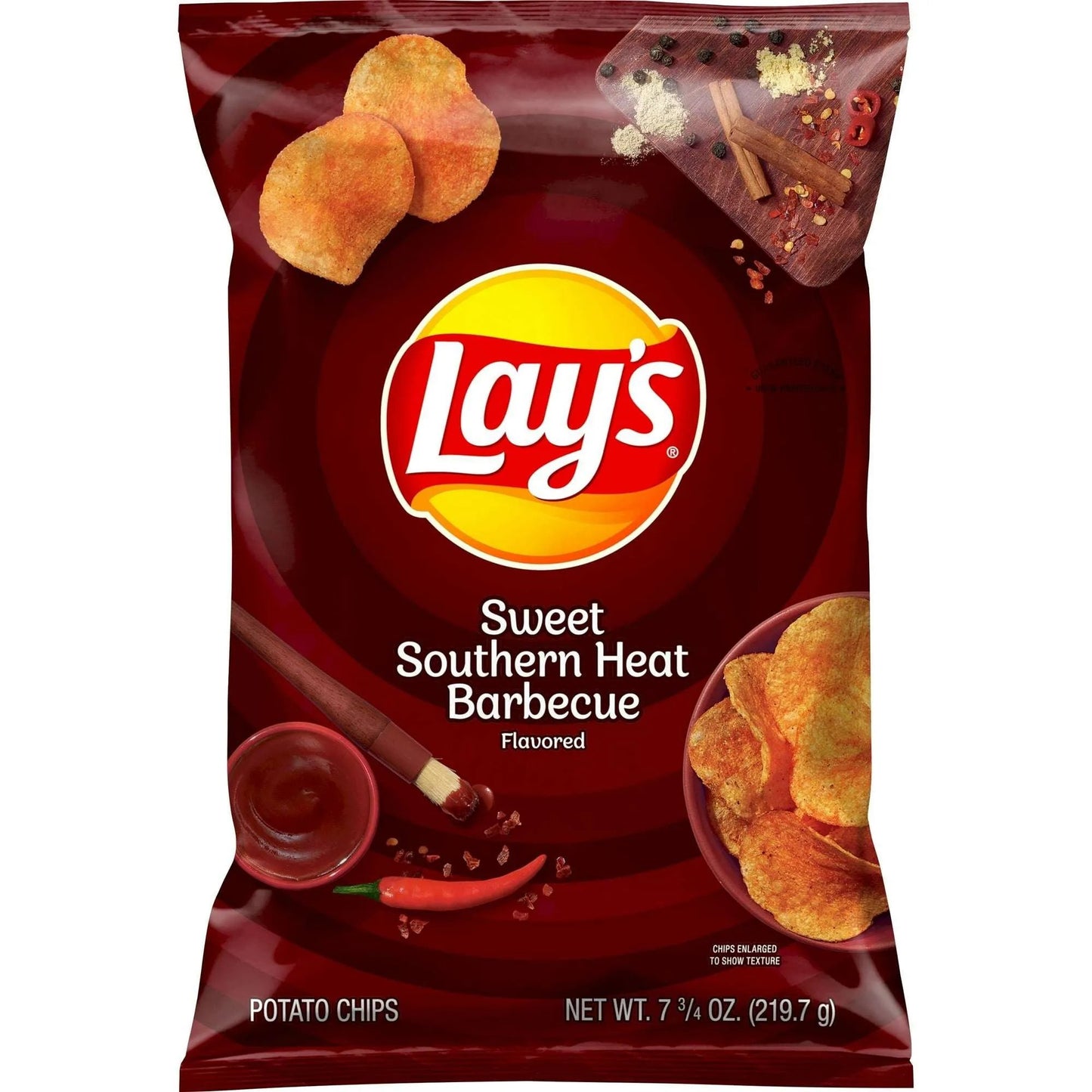 Lay's Sweet Southern Heat Barbecue Flavor Potato Chips Snacks/Chips Lays, TSAAS, TSASN&CH, TSAISC, TSAIS, trending products