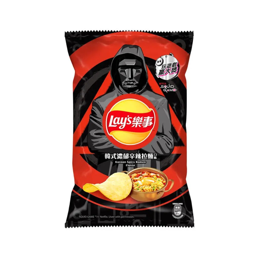 Lays Korean Spicy Ramen Falvor Chips, 60g Snacks/Chips Lays, Latest, trending products