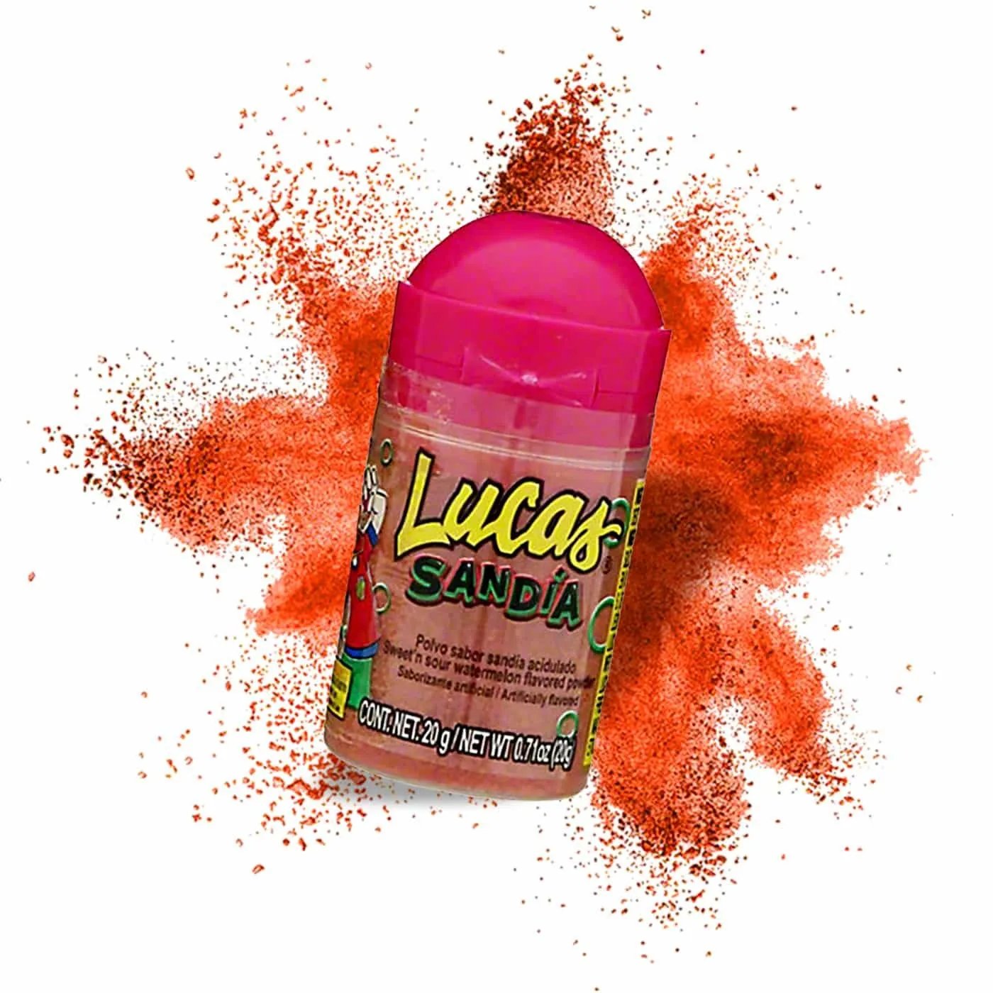 Lucas Baby Sandia Watermelon Powder Candy Lucas, TSASN&CH, TSAMC