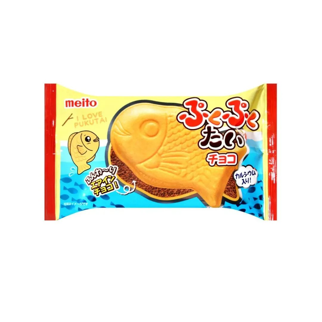Meito Pukupuku Chocolate Cookie (20g) - Japan - Asian Snacks (not for sale) from Meito, TSAJS, TSAAS, trending products, usabestseller, cabestseller, asian