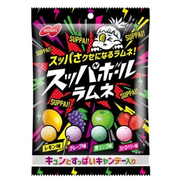 NOBEL - Sour Ball Ramune 60g Candy (not for sale) Nobel, TSARC, TSASN&CH, TSAAS, trending products, usabestseller, cabestseller