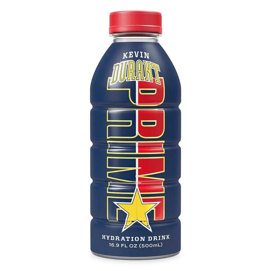 Original Kevin Durant Prime Drink Damaged Bottle Soda Pop Prime, TSAED