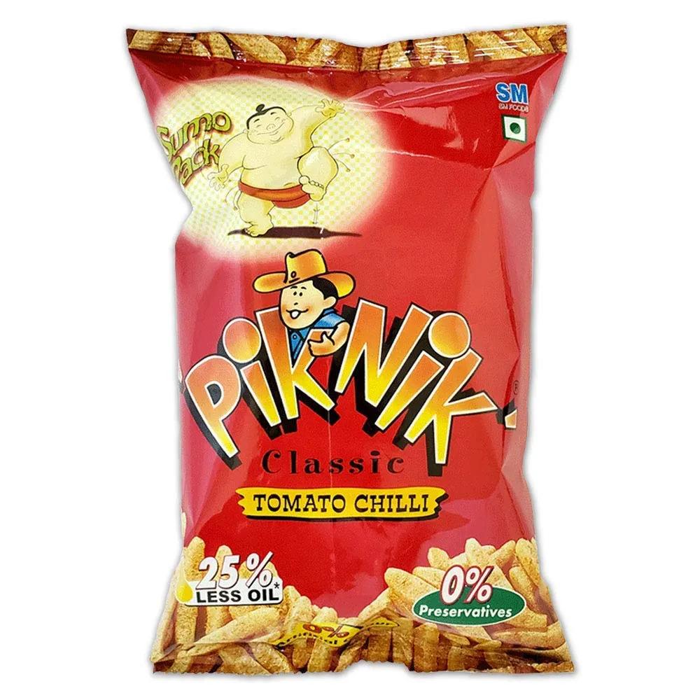 Piknik Tomato Chilli 40g Indian Candy, Snacks/Indian Chips (not for sale) Piknik, TSARC, TSAISC, TSAIS&C, TSAIS, USA