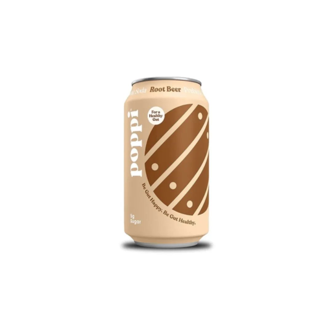 Poppi Prebiotic Soda Root Beer 355ml Soda Pop (not for sale) Poppi, TSAED
