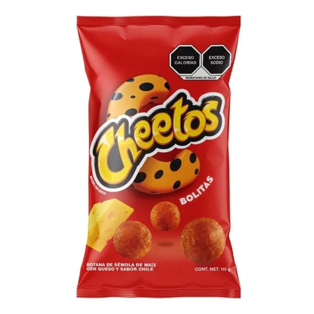 Sabritas Cheetos Bolitas 110g Snacks/Chips, Mexican (not for sale) Sabritas, TSASN&CH, TSAMS