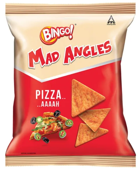 Bingo Mad Angles Pizza aaaah Corn Chips Indian Candy, Snacks/Indian Chips Mad Angles, TSARC, TSAISC, TSAIS&C, TSAIS