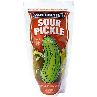 Van Holtens Sour Pickle in a Pouch Snacks/chips (not for sale) Van Holten's