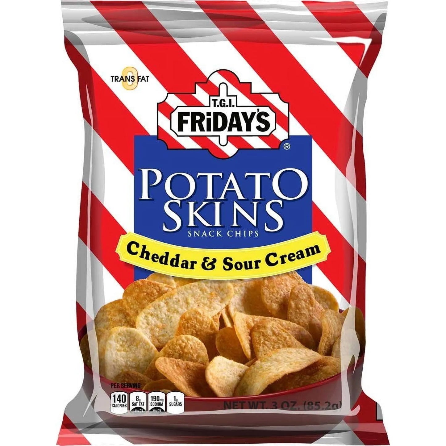 TGIF Potato Skins Cheddar & Sour Cream (85g) - Snacks/chips from TGIF, Trending, Trending Products