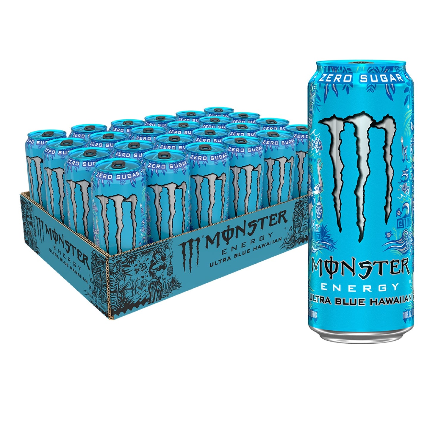 24 Pack Monster Energy Ultra Blue Hawaiian Soda Pop Monster, trending products, Bestseller, USA