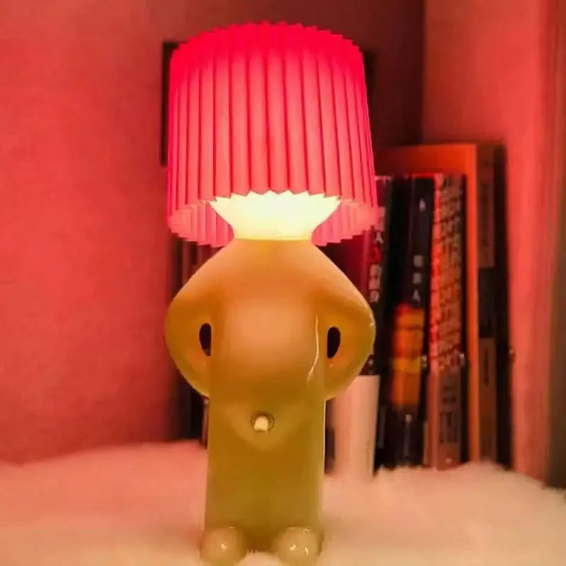 Shy Man Naughty Table Lamp Red Snack Attack
