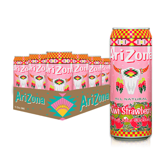Arizona 24 Pack Kiwi Strawberry Drink Soda Pop Arizona, 24 Pack, Cases