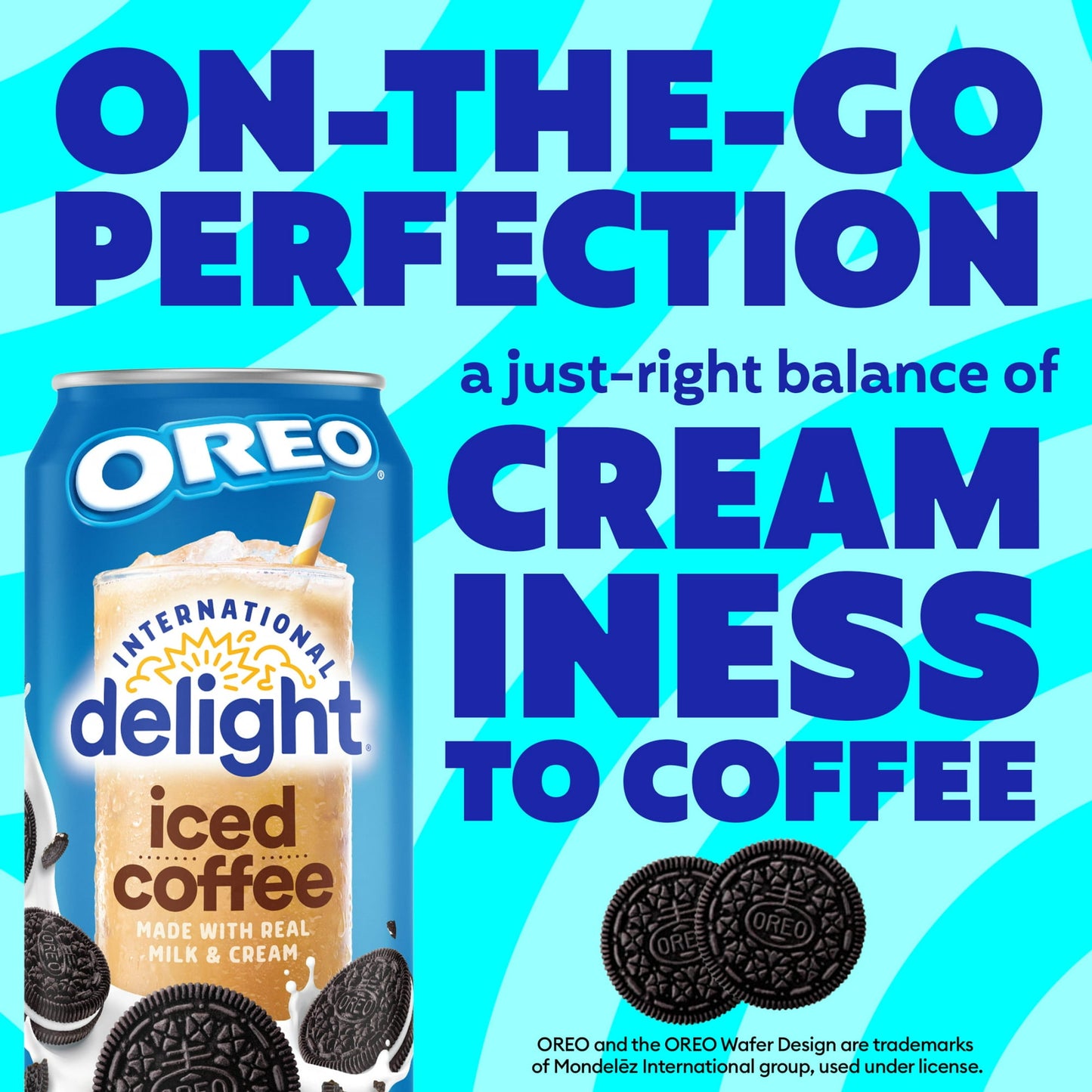 6 pack International Delight Oreo Iced Coffee (15 Oz) Soda Pop (not to sale) International Delight, Cases, 6 Pack, Zero Sugar