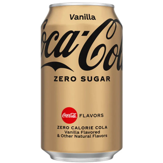 Coca Cola Vanilla Zero Sugar Soda Pop (not for Sale) Coca Cola, TSAED, Zero Sugar
