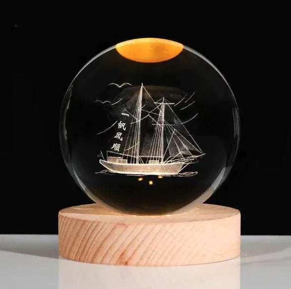 Crystal Ball Night Lamp Gifts (not for sale) Crystal Ball Night Lamp