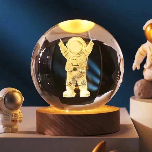 Crystal Ball Night Lamp Single Astronaut Gifts (not for sale) Crystal Ball Night Lamp