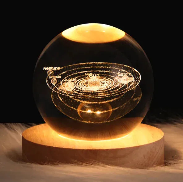 Crystal Ball Night Lamp Solar System Gifts (not for sale) Crystal Ball Night Lamp