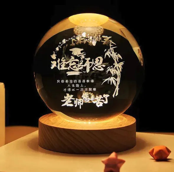Crystal Ball Night Lamp Unforgettable Grace Gifts (not for sale) Crystal Ball Night Lamp