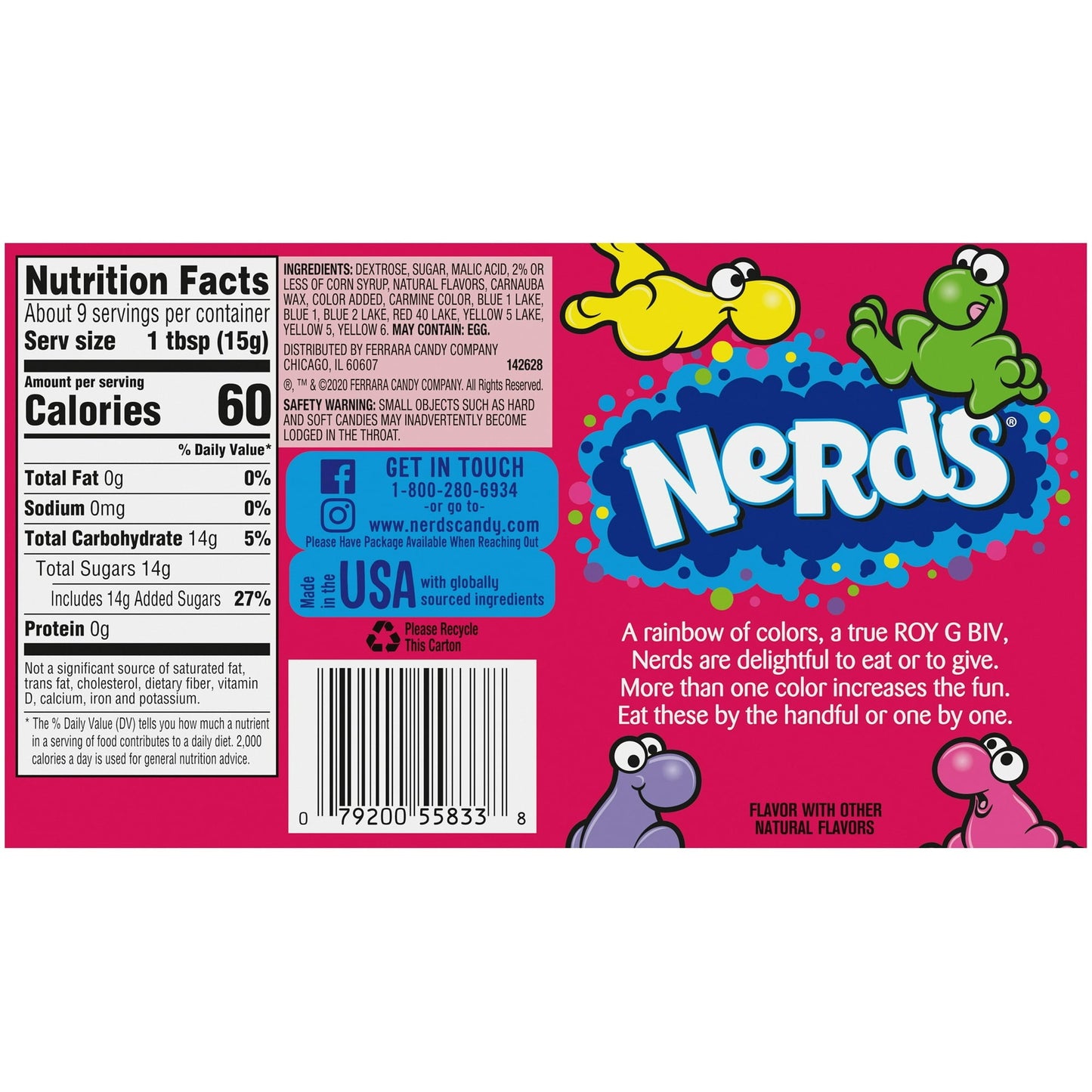 Nerds Rainbow Candy - (5Oz) Candy Nerds , Latest Products, Trending