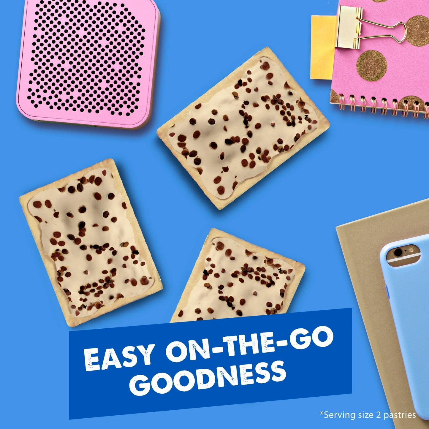 6 Pack Pop Tarts Frosted Chocolate Chip Flavor 2 Pastries (3.3 Oz) Snacks Pop Tarts, Latest, trending