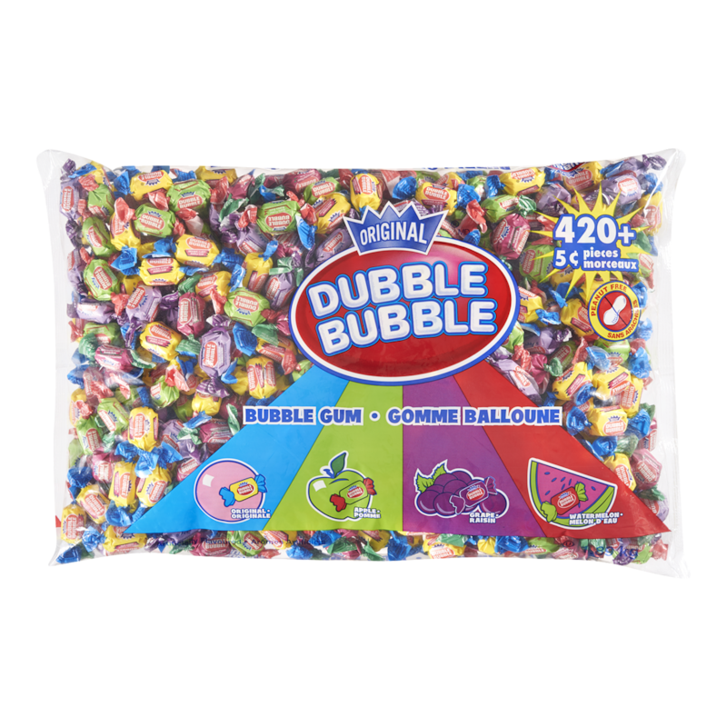 Dubble Bubble Twist Gum 1.89Kg (400+ Candies Inside) Candy Dubble Bubble ,Trending Products
