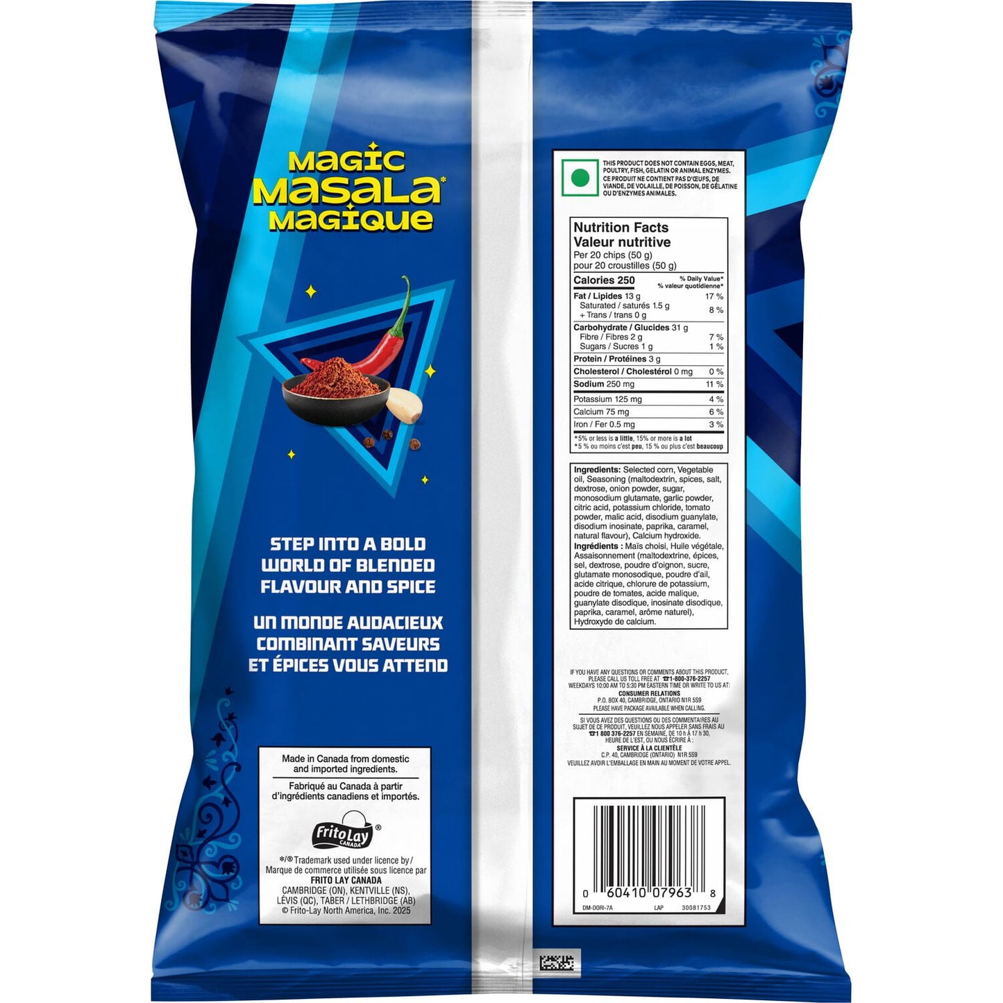 Doritos Magic Masala Flavoured Tortilla Chips 210g Snacks/Chips Doritos, latest, Trending Products