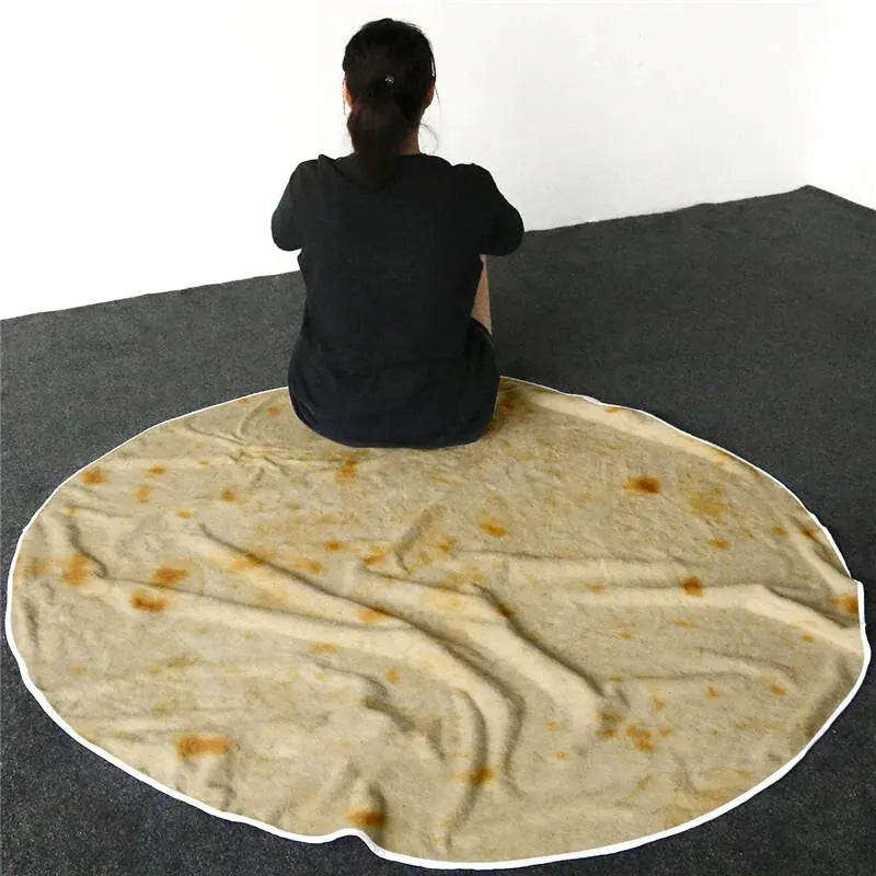 Comfy Burrito Blanket 3D Gifts (not for sale) Mexican Burrito Blanket 3D