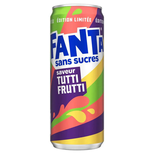 Fanta Tutti Frutti Flavor 330 mL Soda Pop Fanta , trending products