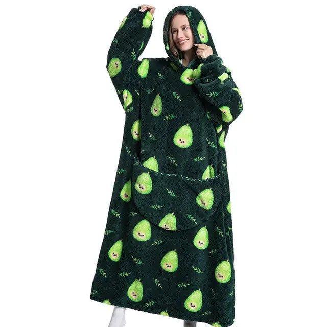 Oversized Wearable Blanket Hoodie Pear Length 140 cm Gifts (not for sale) Oversized Wearable Blanket Hoodie