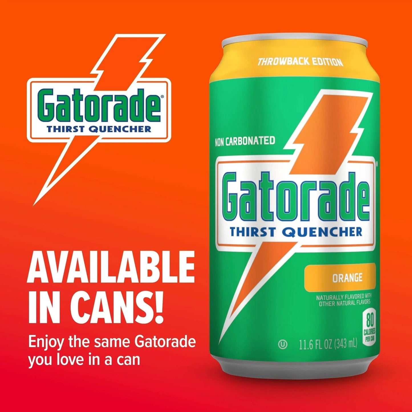 Gatorade Nc Drink Can Orange 6 Pack Soda Pop Gatorade, Trending, Latest Products