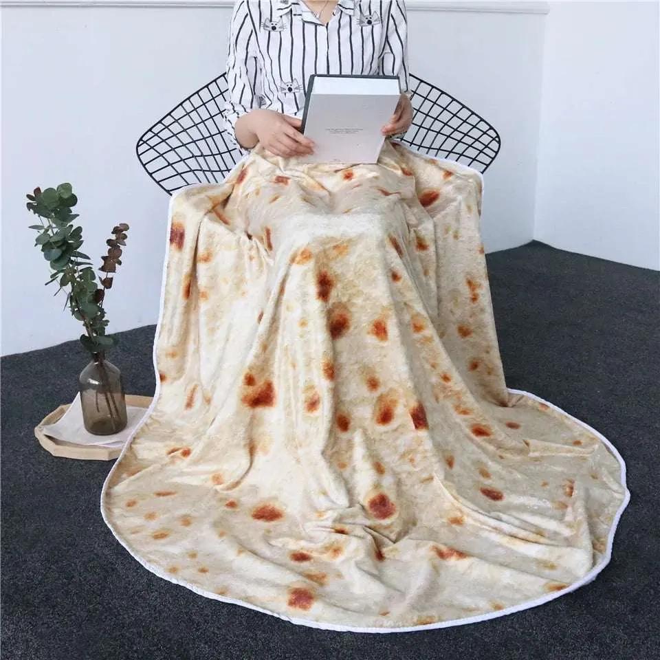 Comfy Burrito Blanket 3D Gifts (not for sale) Mexican Burrito Blanket 3D
