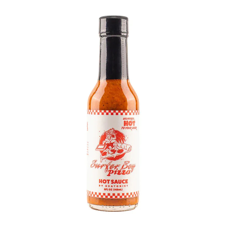 Heatonist x Stranger Things Surfer Boy Pizza Hot Sauce Hot Sauce Stranger things, trending products, usabestseller, cabestseller