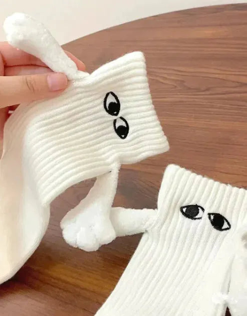 Hold my hand socks for couples or singles lol White Quirky Stuff (not for sale) Hand Holding Socks