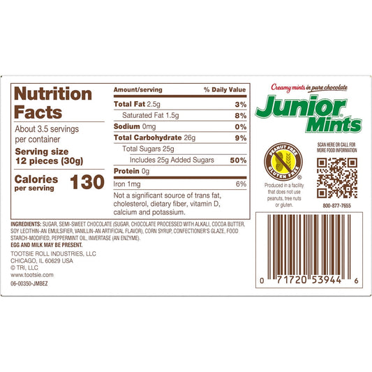 Junior Mints Chocolate Bar - (3.5Oz) Chocolate Junior, Latest Products, Trending