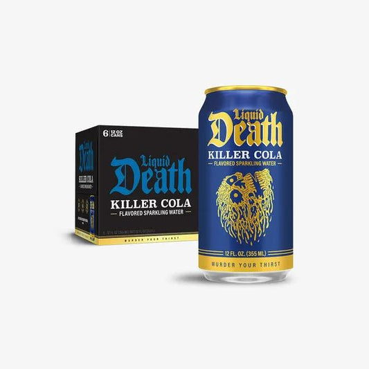 Liquid Death Killer Cola 24 Pack Drink Soda Pop (not for Sale) Liquid Death, 24 Pack, Cases, Bestseller Drinks