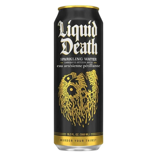 Liquid Death Sparkling Water 24 pack Soda Pop (not for sale) Liquid Death, TSAED