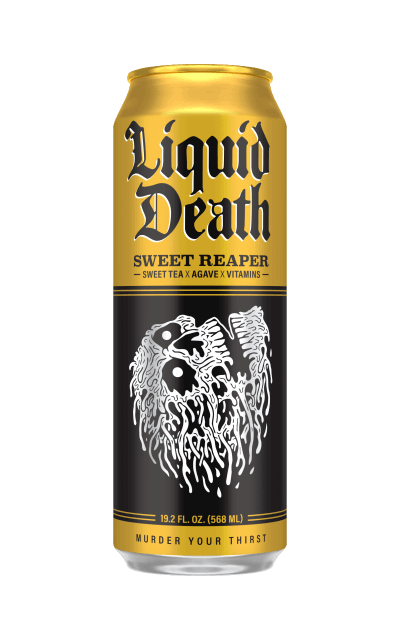 Liquid Death Sweet Reaper 24 Pack Drink Soda Pop (not for Sale) Liquid Death, 24 Pack, Cases