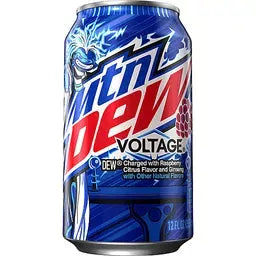 Mtn Dew Voltage Raspberry Soda Pop (not for sale) Mtn Dew, TSAED