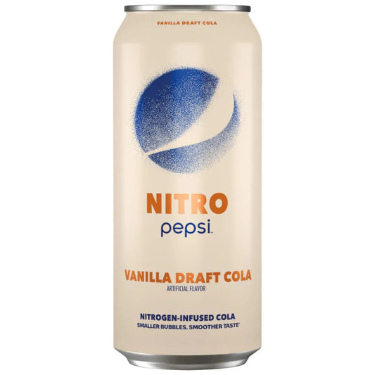 Nitro Pepsi Vanilla Draft Cola Best Before Passed Soda Pop (not for sale) Pepsi, TSAED