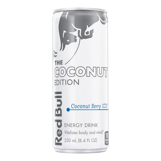 Red Bull Usa Drink Coconut Edition - Coconut Berry 12 Pack Soda Pop Redbull, Trending, Latest Products