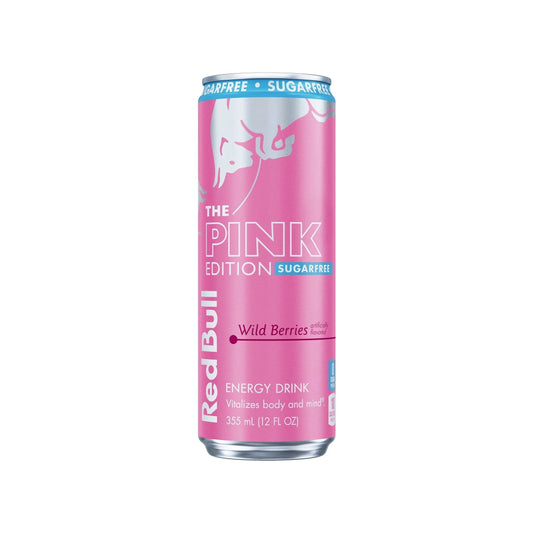Red Bull Usa Drink Pink Edition - Wild Berries Sugar Free 12 Pack Soda Pop Redbull, Trending, Latest Products