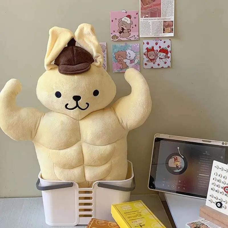 Sanrio Funny Chest Muscle Plushie Snack Attack