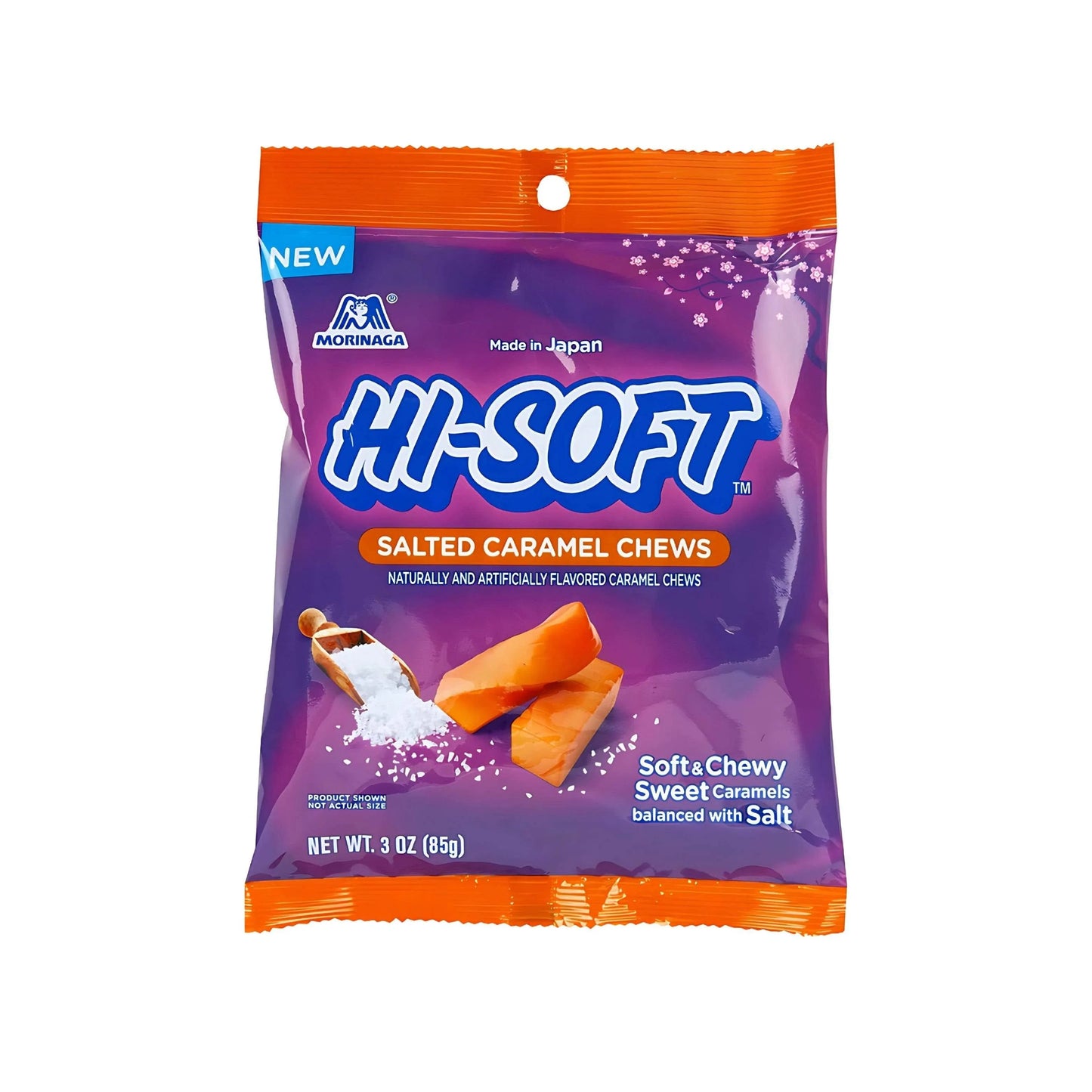 MORINAGA - HI-SOFT Salted Caramel Chews (85g) Candy Morinaga, TSARC, TSASN&CH, TSAAS