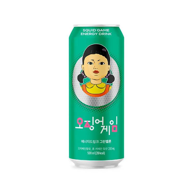 Squid Game Energy Drink - Melon Flavor Can (500mL) Soda Pop Squid Games , trending products, Latest Products
