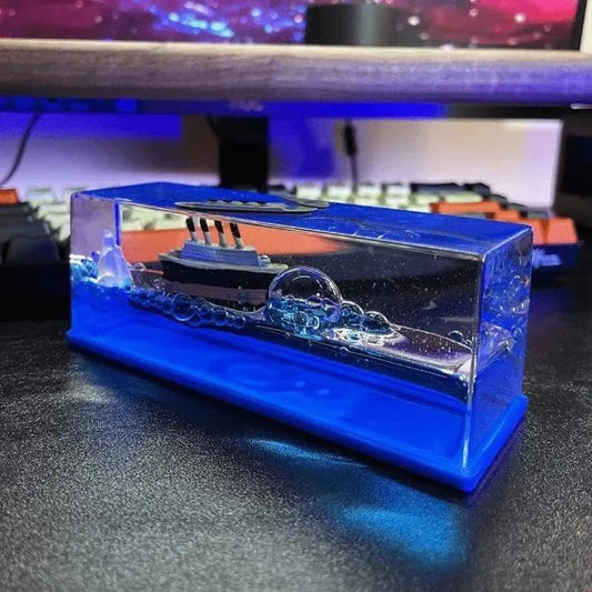 Unsinkable Titanic Ship Desk/Car Decor Quirky Stuff (not for sale) Unsinkable Titanic