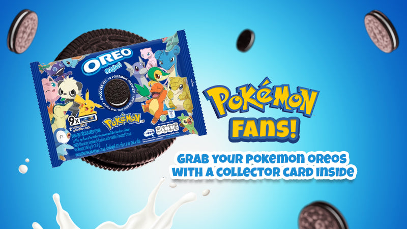 Where can you find Pokemon Oreo Cookies?