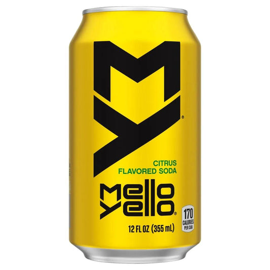 6 Pack Mello Yello Citrus - Soda Pop (not for sale) from Mello Yello, Cases, 6 Pack