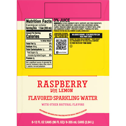 8 Pack Topo Chico Raspberry With Lemon Flavor Cans (12 Oz) Soda Pop Topo Chico, Latest Products, trending