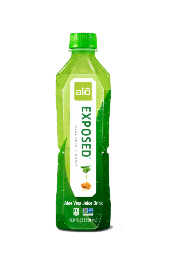 Exposed Aloe Vera Juice Drink 12 Bottles Soda Pop (not for Sale) Aloe Vera, 12 Pack, Cases