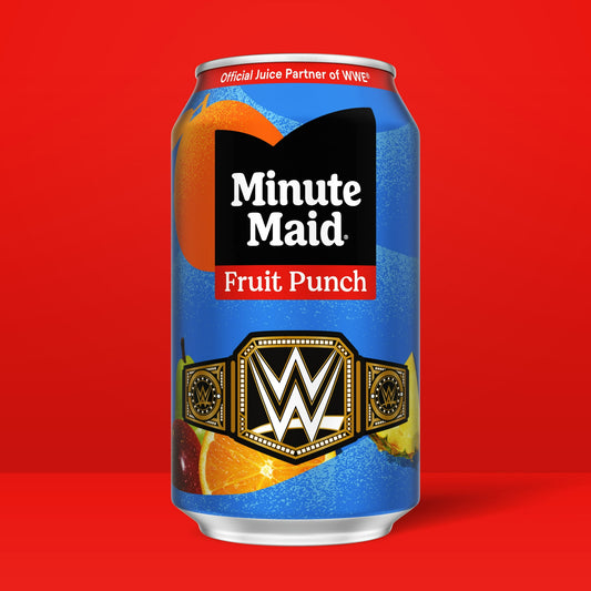 6 Pack Minute Maid Fruit Punch (12 Oz) Soda Pop (not for sale) Minute Maid, Cases, 6 Pack, Zero Sugar