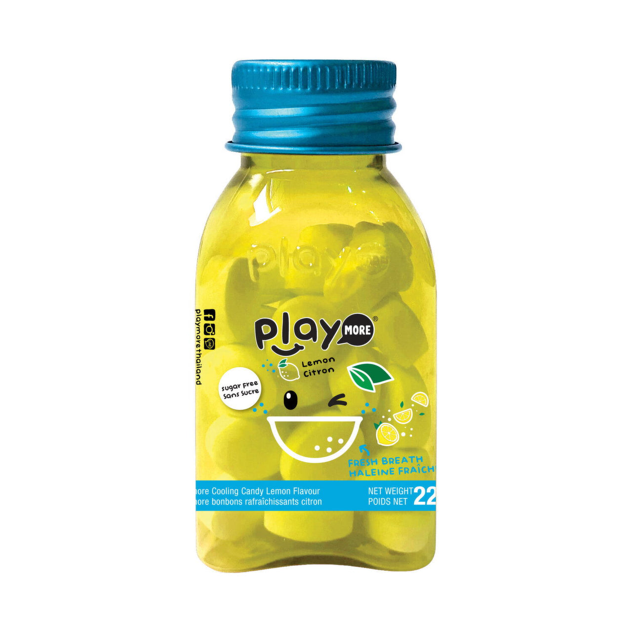 Play More Cooling Candy Lemon Flavor